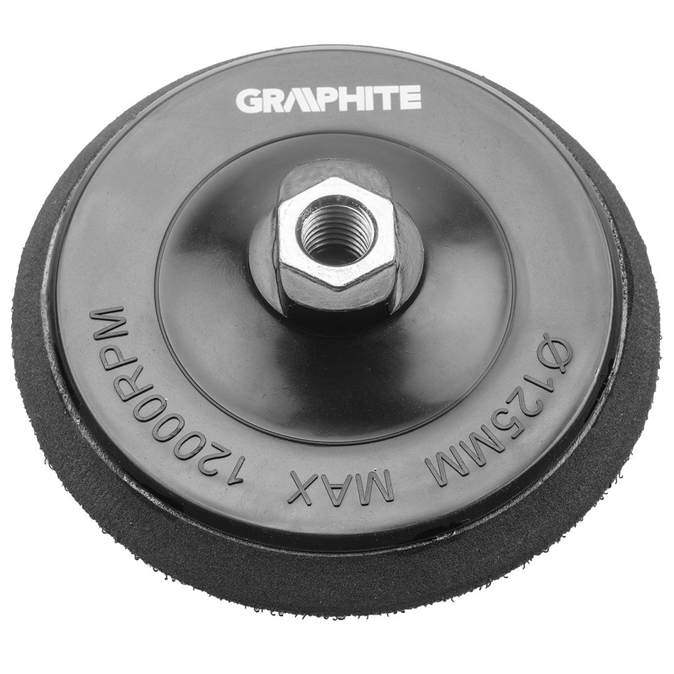 Pružný kotúč na suchý zips 125 mm x M14 od GRAPHITE nájdeš na naravis.sk