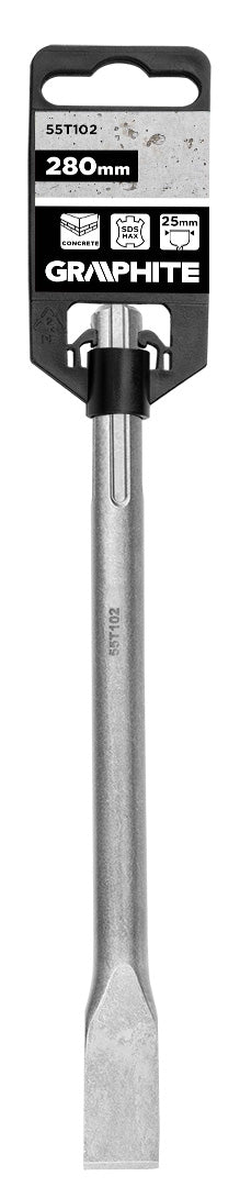 Plochý sekáč SDS Max. 25 x 18 x 280 mm od GRAPHITE nájdeš na naravis.sk