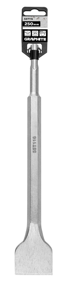 Plochý sekáč SDS Plus 40 x 14 x 250 mm od GRAPHITE nájdeš na naravis.sk