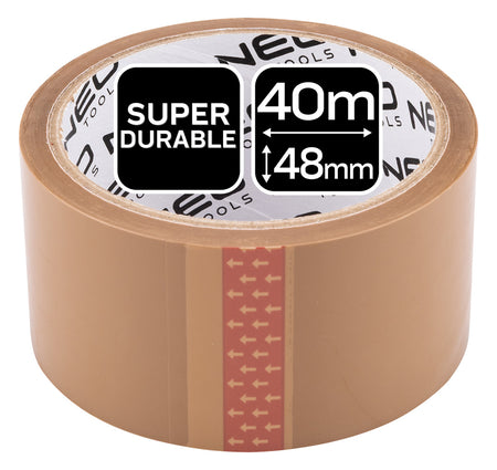 Hnedá baliaca páska 48 mm x 40 m, 1+1 sada od NEO TOOLS nájdeš na naravis.sk