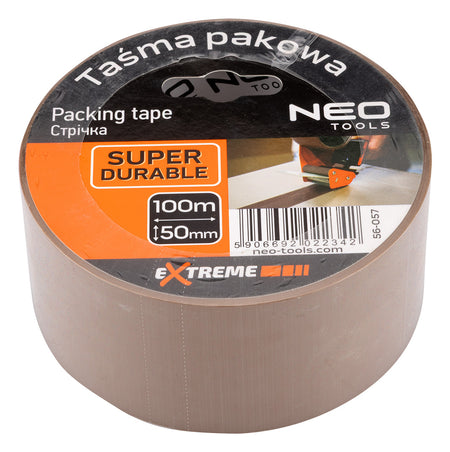 Hnedá baliaca páska 50 mm x 100 m od NEO TOOLS nájdeš na naravis.sk