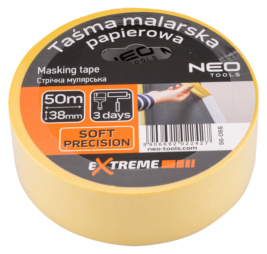 Maliarska žltá papierová páska 38 mm x 50 m od NEO TOOLS nájdeš na naravis.sk