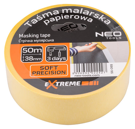 Maliarska žltá papierová páska 38 mm x 50 m od NEO TOOLS nájdeš na naravis.sk