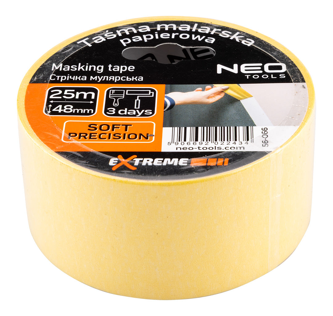 Žltá maliarska páska 48 mm x 25 m od NEO TOOLS nájdeš na naravis.sk