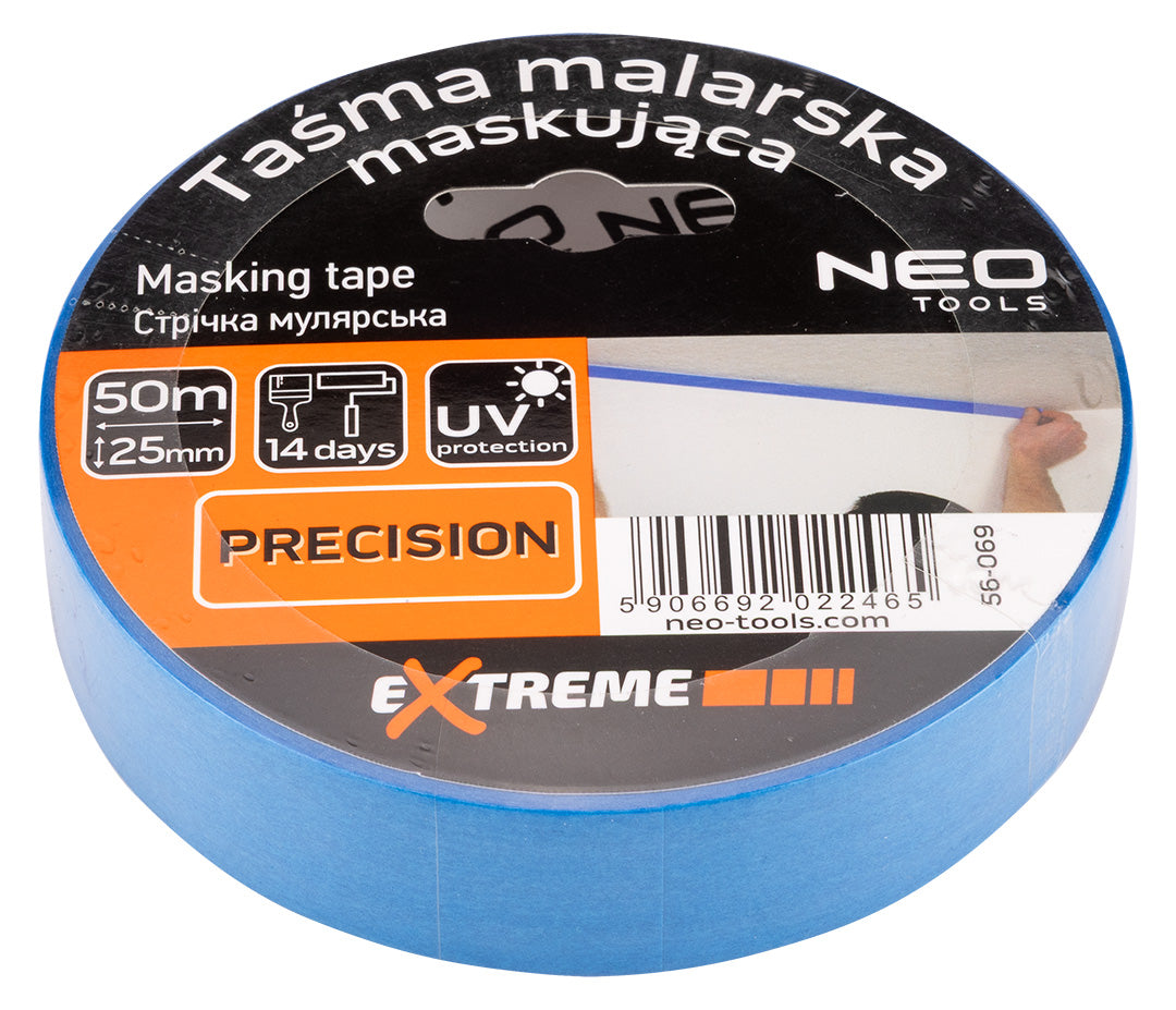 Maskovacia páska modrá 25 mm x 50 m od NEO TOOLS nájdeš na naravis.sk
