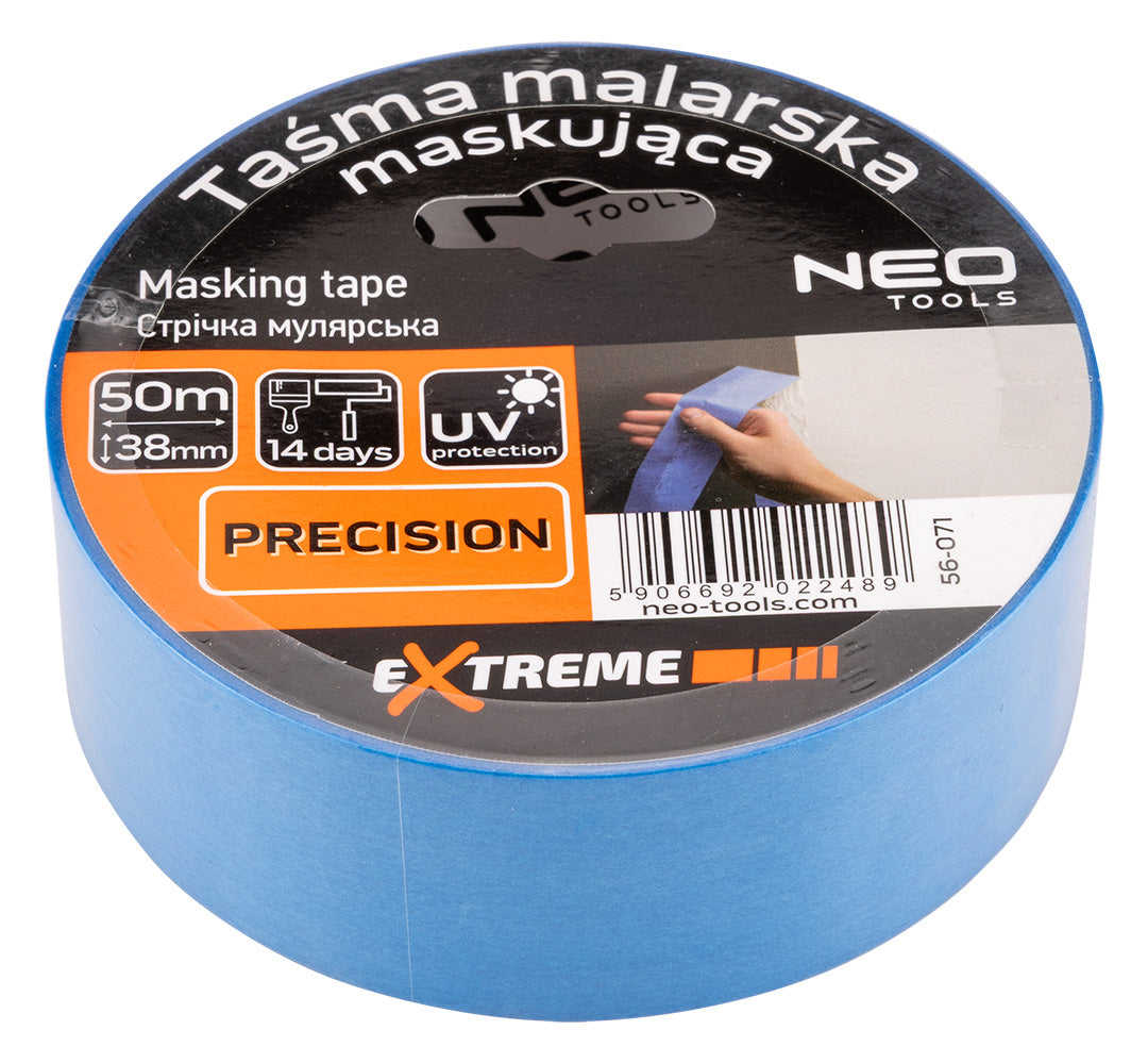 Modrá maskovacia páska 38 mm x 50 m od NEO TOOLS nájdeš na naravis.sk