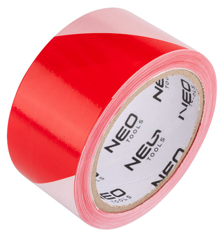Červeno-biela výstražná páska 50 mm x 100 m od NEO TOOLS nájdeš na naravis.sk