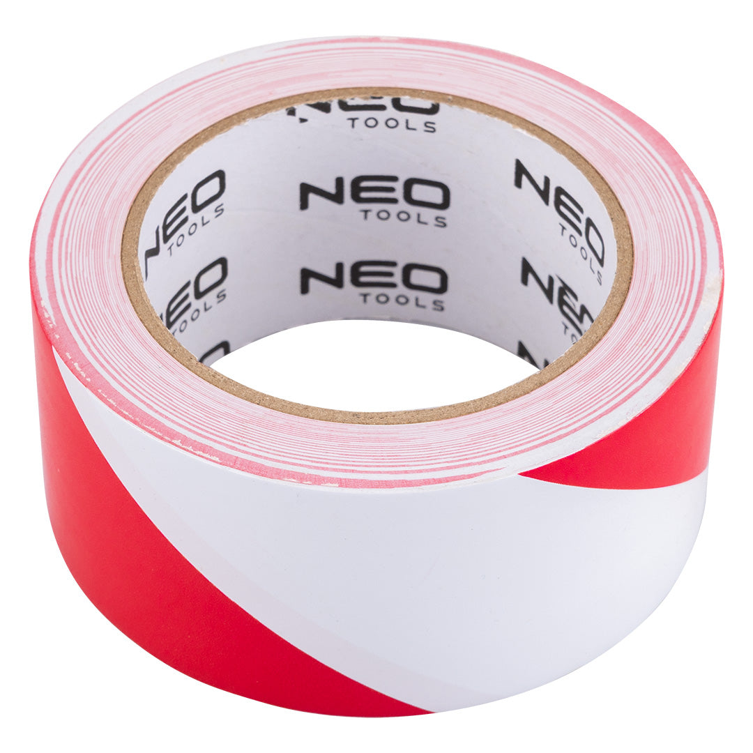 Samolepiaca červená a biela výstražná páska 50 mm x 33 m od NEO TOOLS nájdeš na naravis.sk