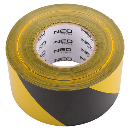 Výstražná páska žlto-čierna 75 mm x 500 m od NEO TOOLS nájdeš na naravis.sk