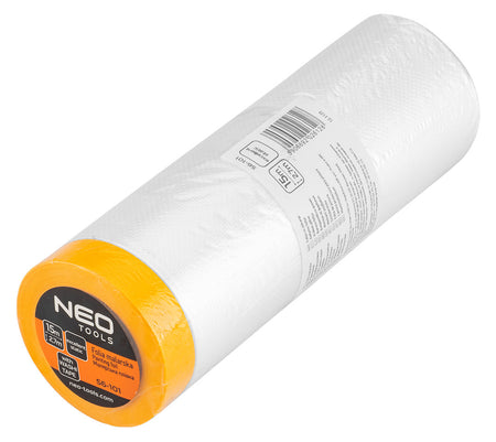 Fólia na maľovanie 2,7 m x 15 m s páskou širokou 1,5 cm od NEO TOOLS nájdeš na naravis.sk