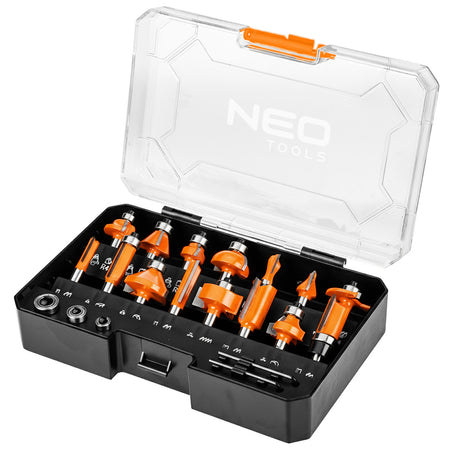 Frézy na vidly, stopka 8 mm, sada 15 ks. od NEO TOOLS nájdeš na naravis.sk