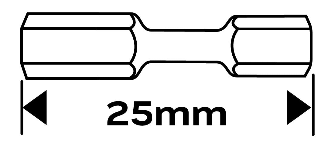 Rázové bity HEX4 x 25 mm, 2 ks. od NEO TOOLS nájdeš na naravis.sk