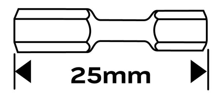 Rázové bity HEX4 x 25 mm, 2 ks. od NEO TOOLS nájdeš na naravis.sk