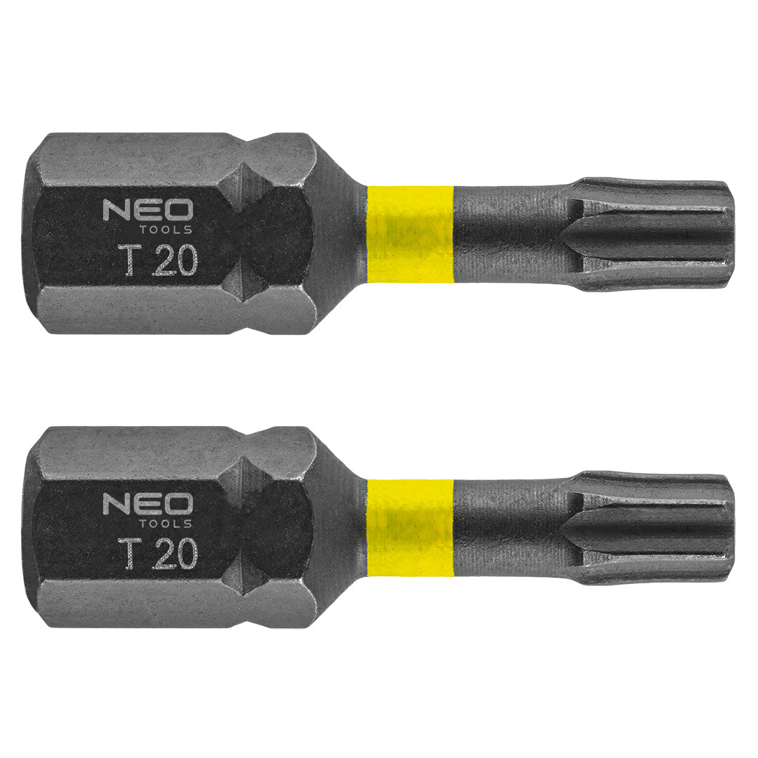 Rázové bity TX20 x 25 mm, 2 ks. od NEO TOOLS nájdeš na naravis.sk