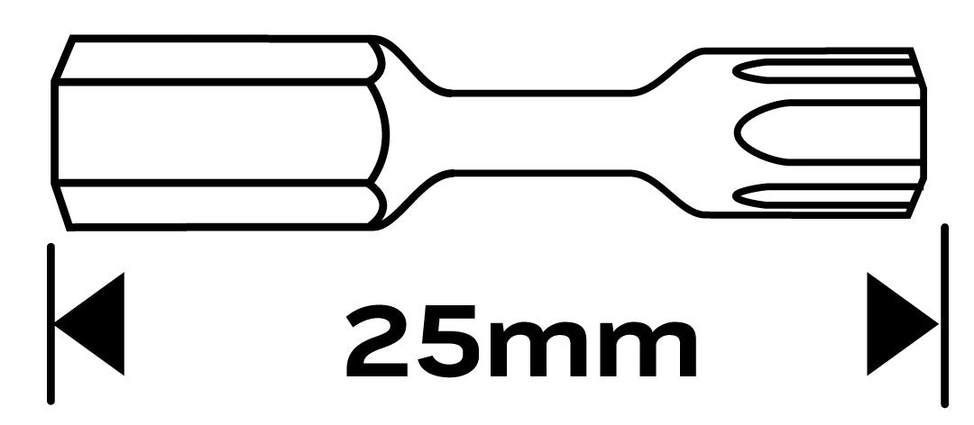 Rázové bity TX20 x 25 mm, 2 ks. od NEO TOOLS nájdeš na naravis.sk