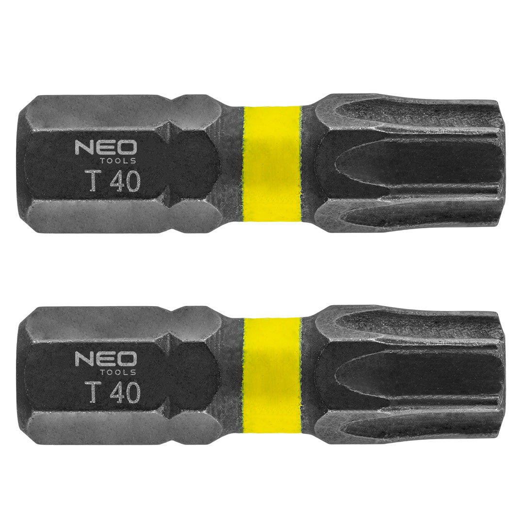 Rázové bity TX40 x 25 mm, 2 kusy. od NEO TOOLS nájdeš na naravis.sk