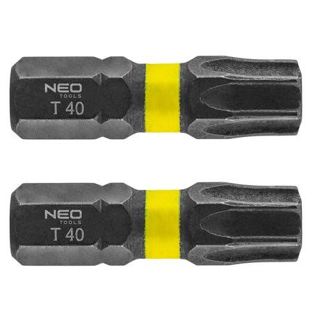 Rázové bity TX40 x 25 mm, 2 kusy. od NEO TOOLS nájdeš na naravis.sk