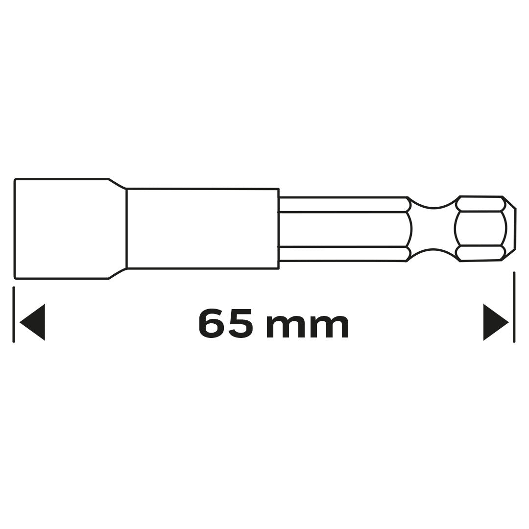 Nárazová zásuvka, magnetická 8 x 65 mm od NEO TOOLS nájdeš na naravis.sk