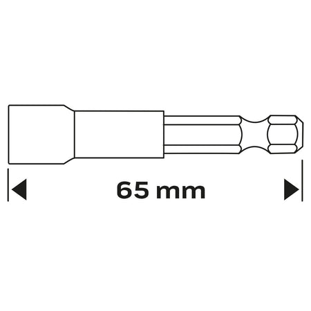 Nárazová zásuvka, magnetická 13 x 65 mm od NEO TOOLS nájdeš na naravis.sk