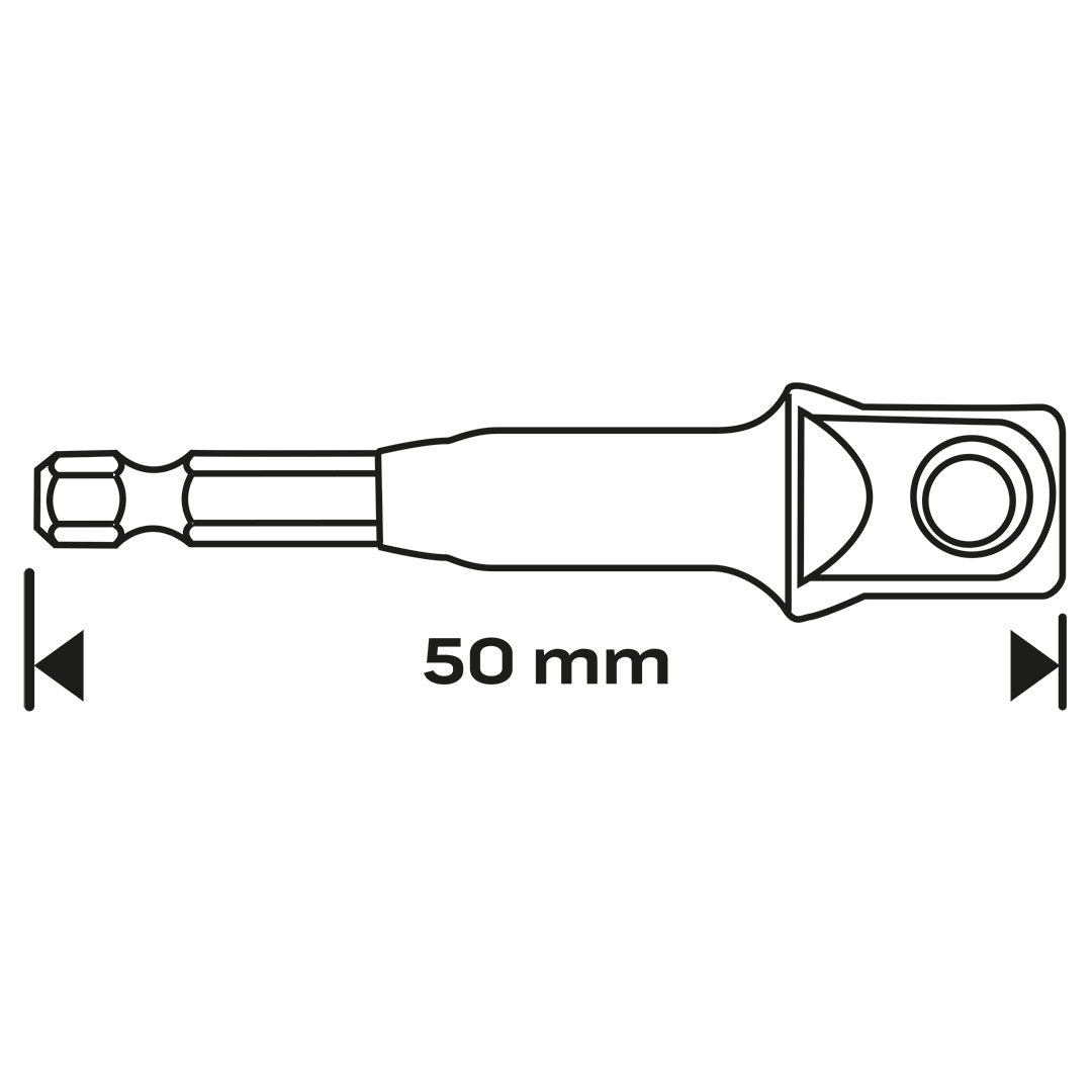 Adaptér z 1/4" HEX na 1/4" QUADRAT od NEO TOOLS nájdeš na naravis.sk