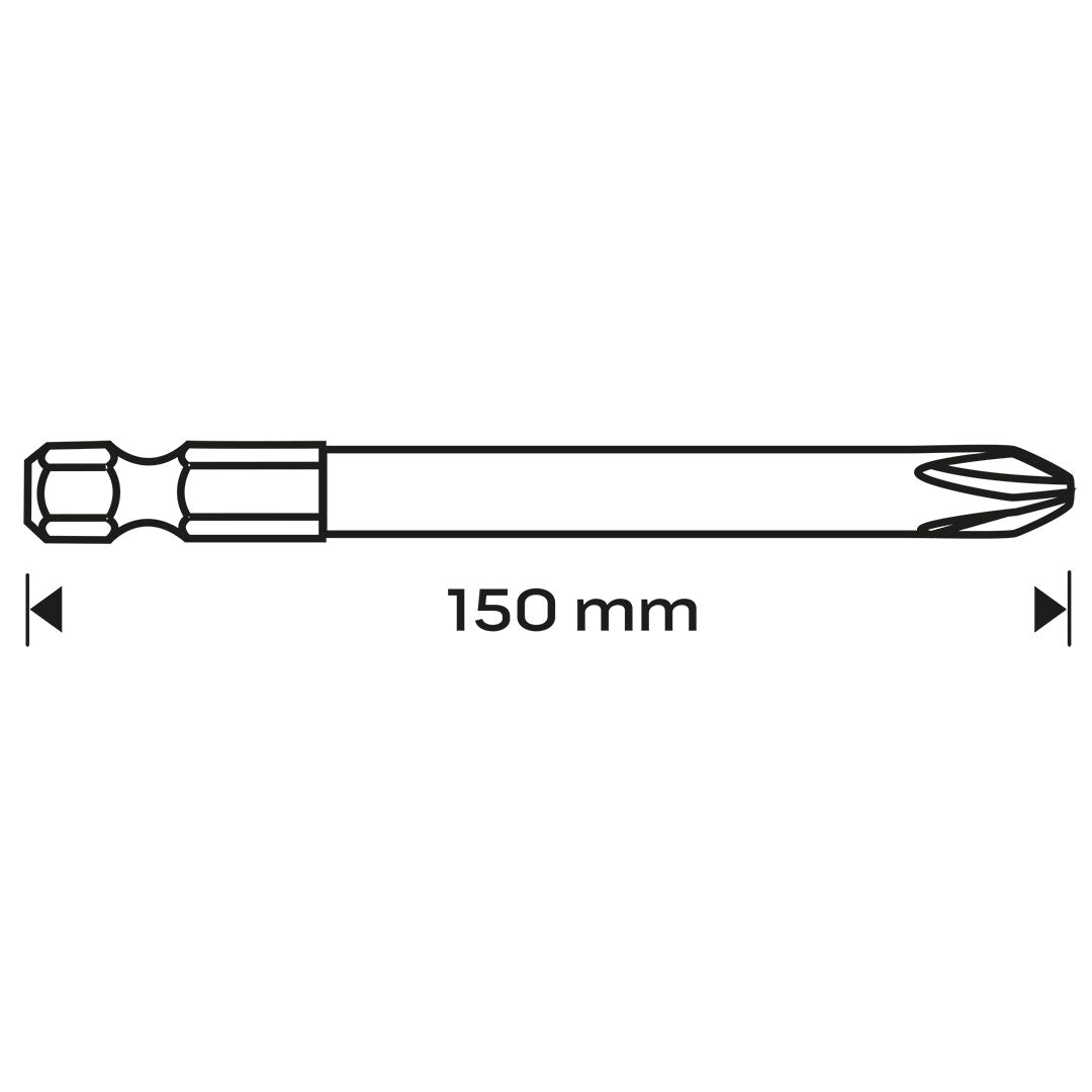 Skrutkovací bit PZ3 x 150 mm od NEO TOOLS nájdeš na naravis.sk