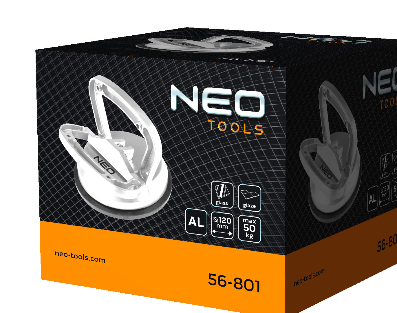 Hliníková okenná prísavka, jednoduchá, 50 kg od NEO TOOLS nájdeš na naravis.sk