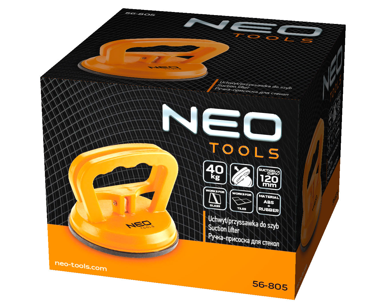 Prísavka na sklo, jednojitá, 40 kg od NEO TOOLS nájdeš na naravis.sk