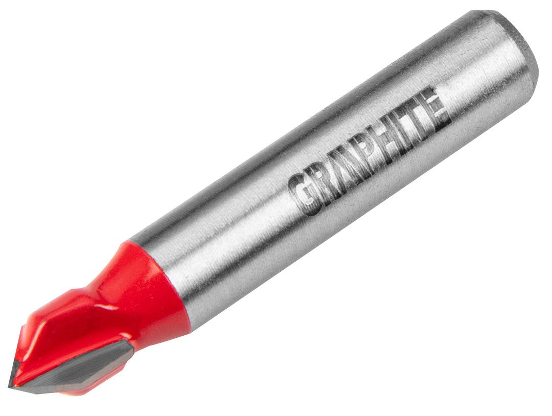 Fréza s V-drážkou, HM, 8 x 8 mm, stopka 8 mm od GRAPHITE nájdeš na naravis.sk