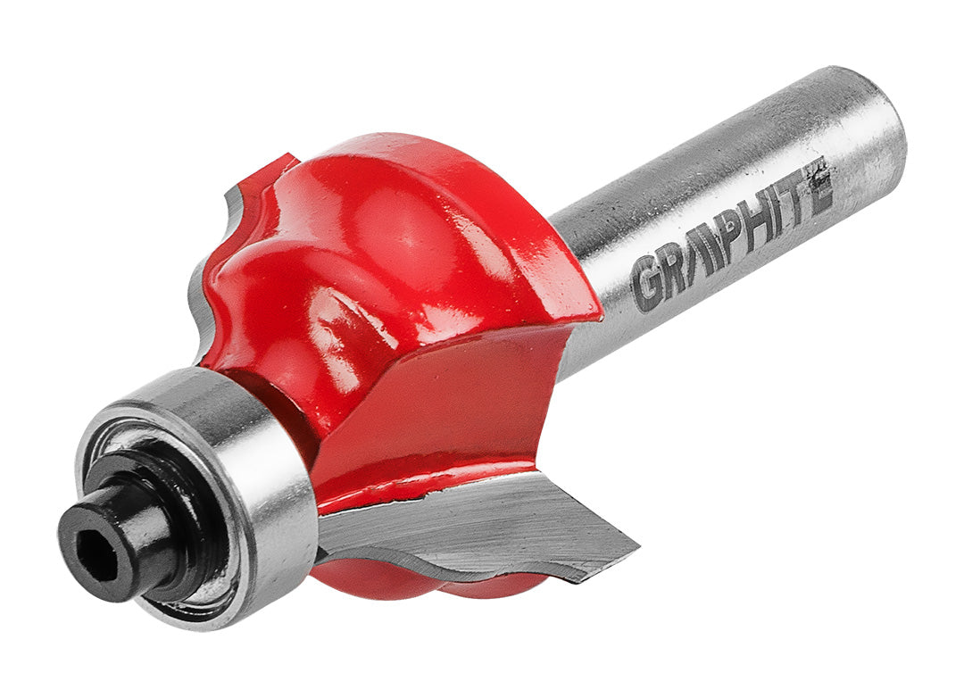Tvarový frézovací vrták s ložiskom, ozdobný, HM, 28,8 x 15,9 mm, stopka 8 mm od GRAPHITE nájdeš na naravis.sk
