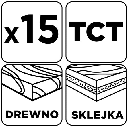 Frézy na vidly, stopka 8 mm, sada 15 ks. od GRAPHITE nájdeš na naravis.sk