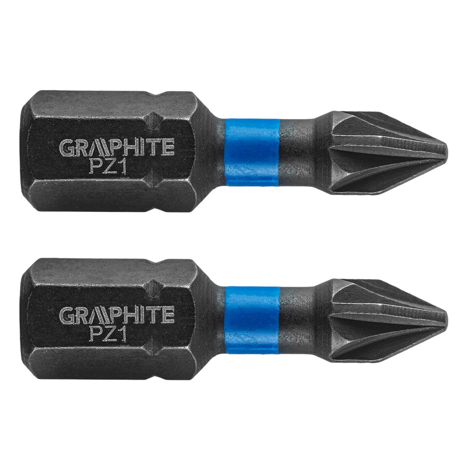 Rázové bity PZ1 x 25 mm, 2 ks. od GRAPHITE nájdeš na naravis.sk