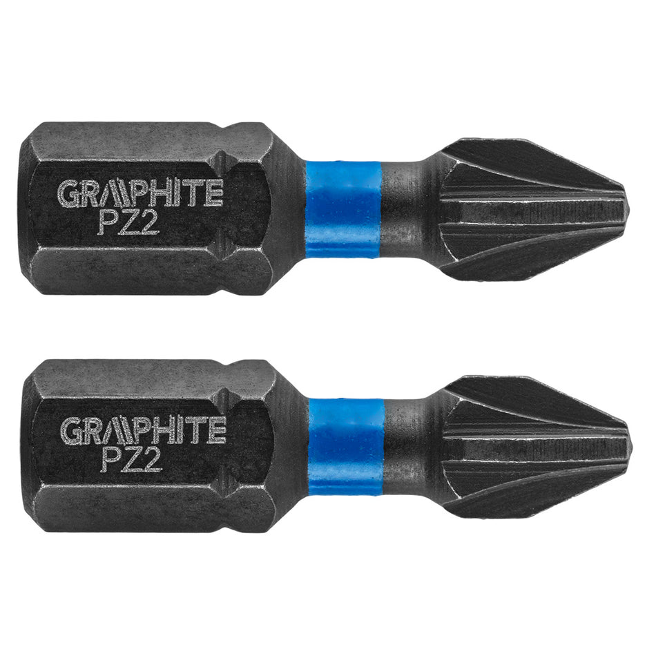 Rázové bity PZ2 x 25 mm, 2 ks. od GRAPHITE nájdeš na naravis.sk