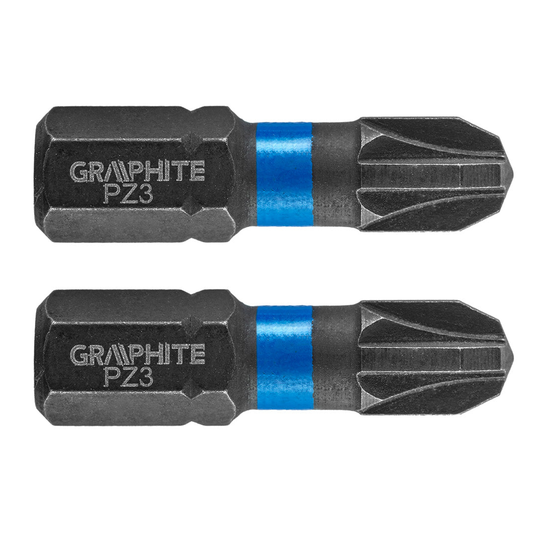 Rázové bity PZ3 x 25 mm, 2 ks. od GRAPHITE nájdeš na naravis.sk