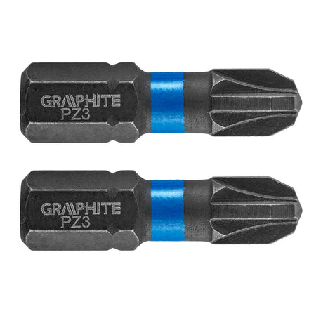 Rázové bity PZ3 x 25 mm, 2 ks. od GRAPHITE nájdeš na naravis.sk