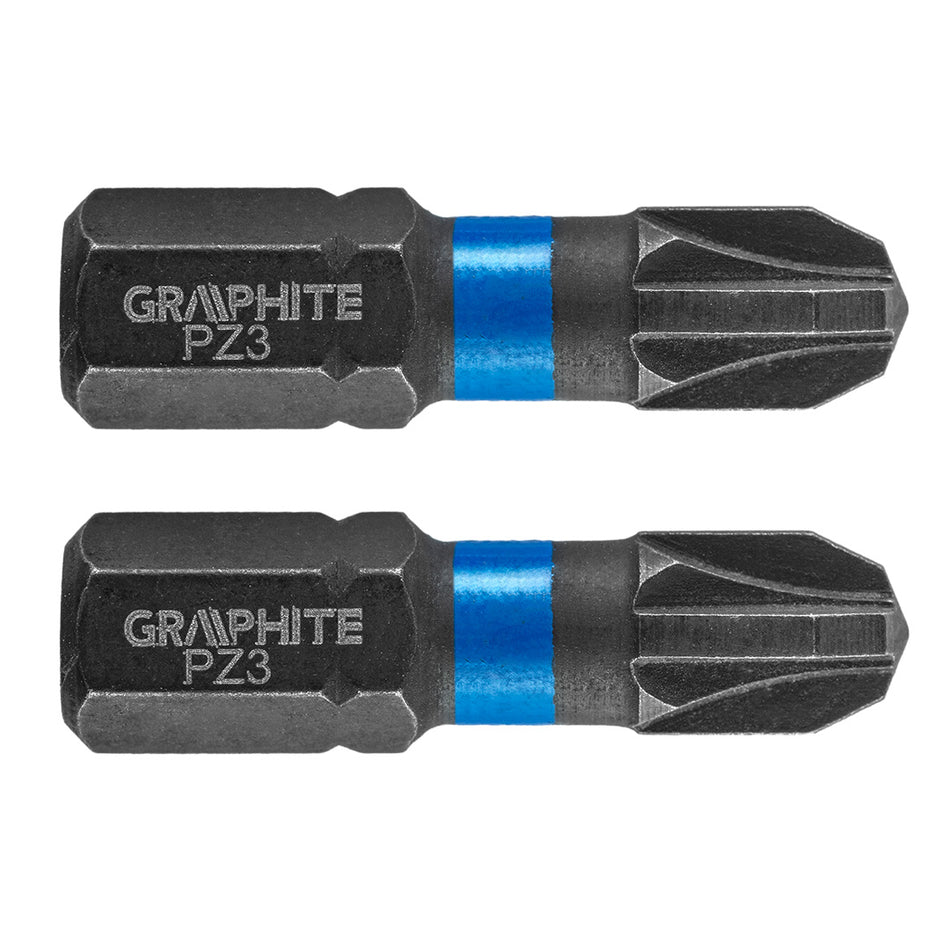 Rázové bity PZ3 x 25 mm, 2 ks. od GRAPHITE nájdeš na naravis.sk
