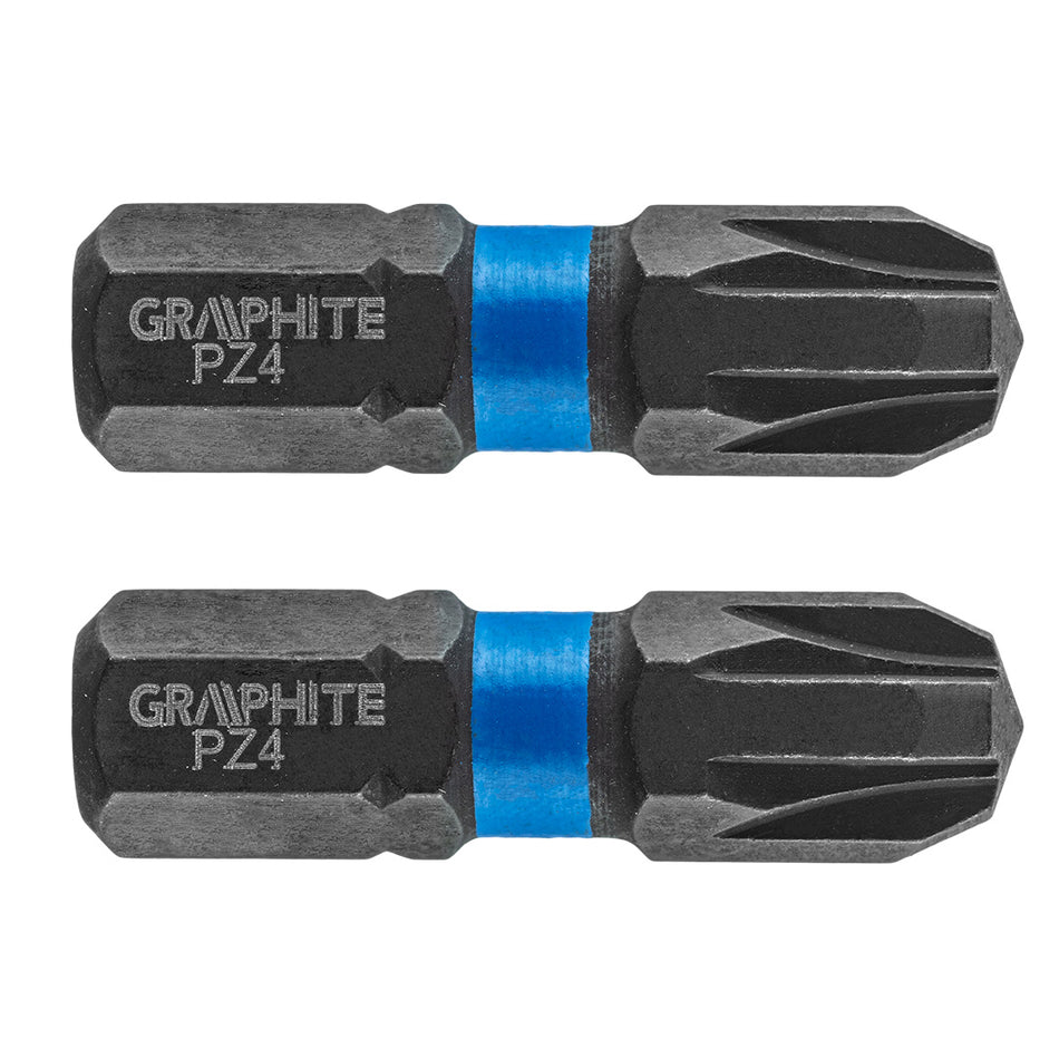 Rázové bity PZ4 x 25 mm, 2 ks. od GRAPHITE nájdeš na naravis.sk