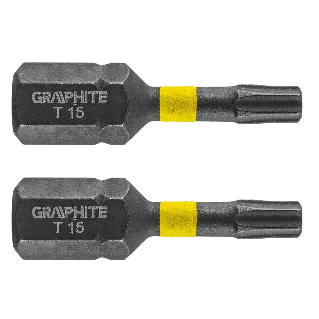 Rázové bity TX15 x 25 mm, 2 ks. od GRAPHITE nájdeš na naravis.sk