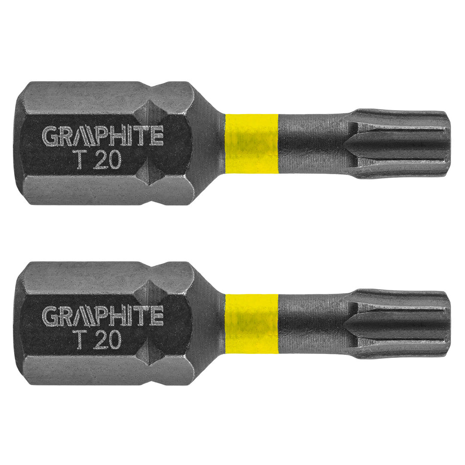 Rázové bity TX20 x 25 mm, 2 ks. od GRAPHITE nájdeš na naravis.sk