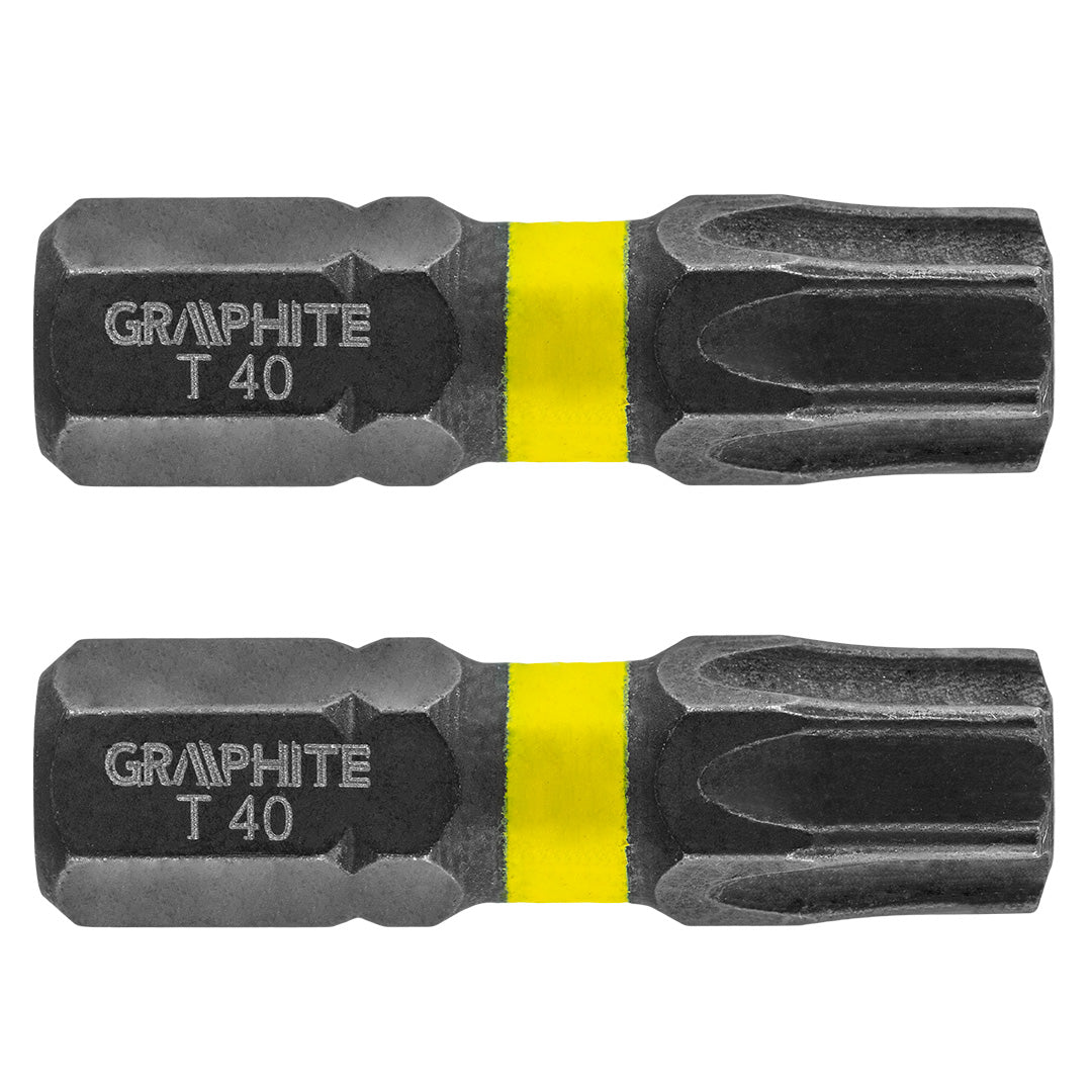 Rázové bity TX40 x 25 mm, 2 kusy. od GRAPHITE nájdeš na naravis.sk