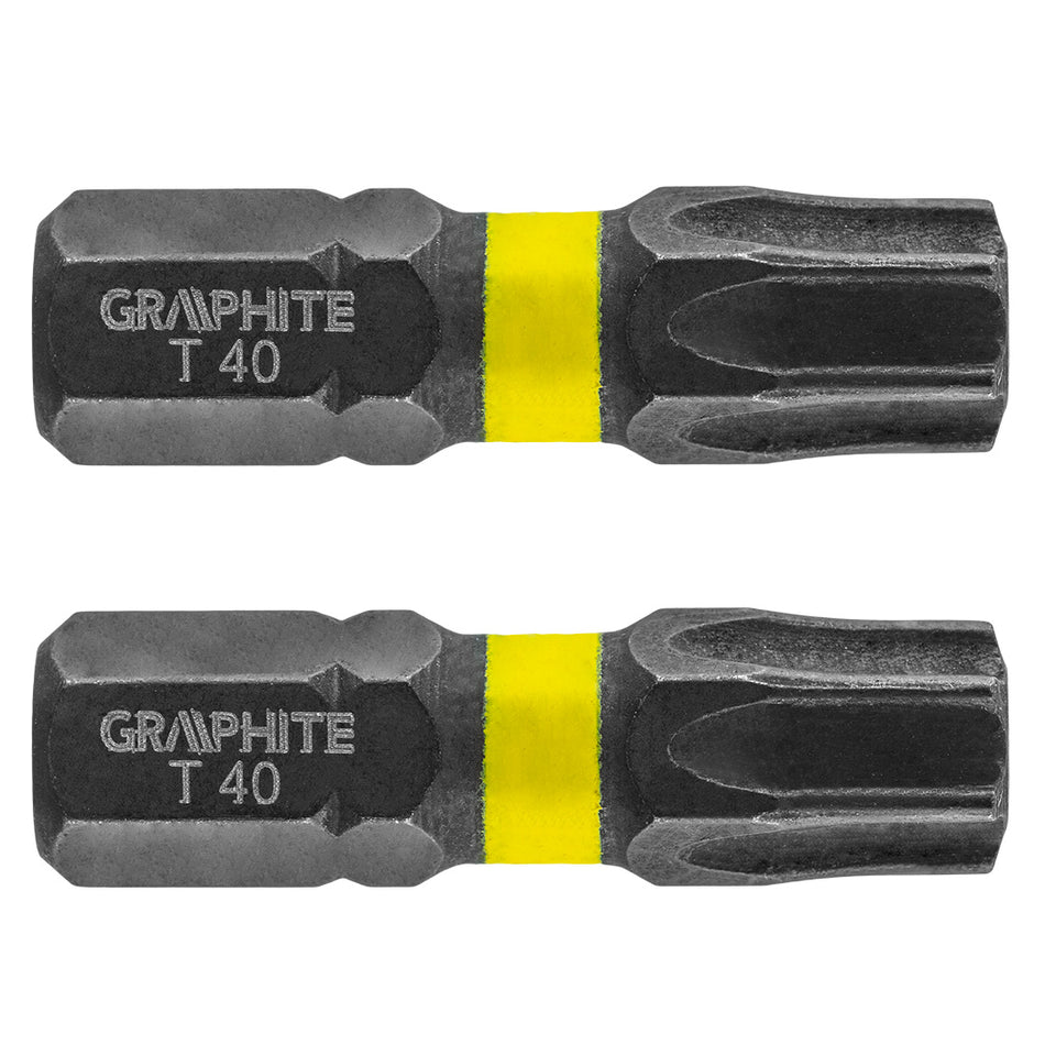 Rázové bity TX40 x 25 mm, 2 kusy. od GRAPHITE nájdeš na naravis.sk