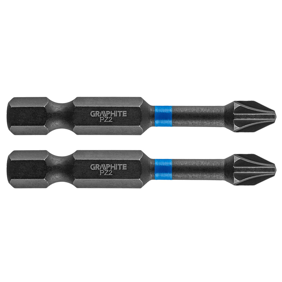 Rázové bity PZ2 x 50 mm, 2 kusy. od GRAPHITE nájdeš na naravis.sk