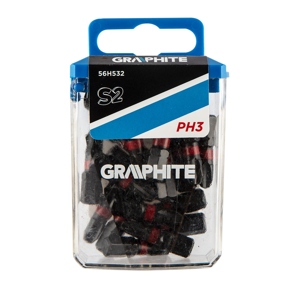 Rázové bity PH3 x 25 mm, 20 kusov. od GRAPHITE nájdeš na naravis.sk