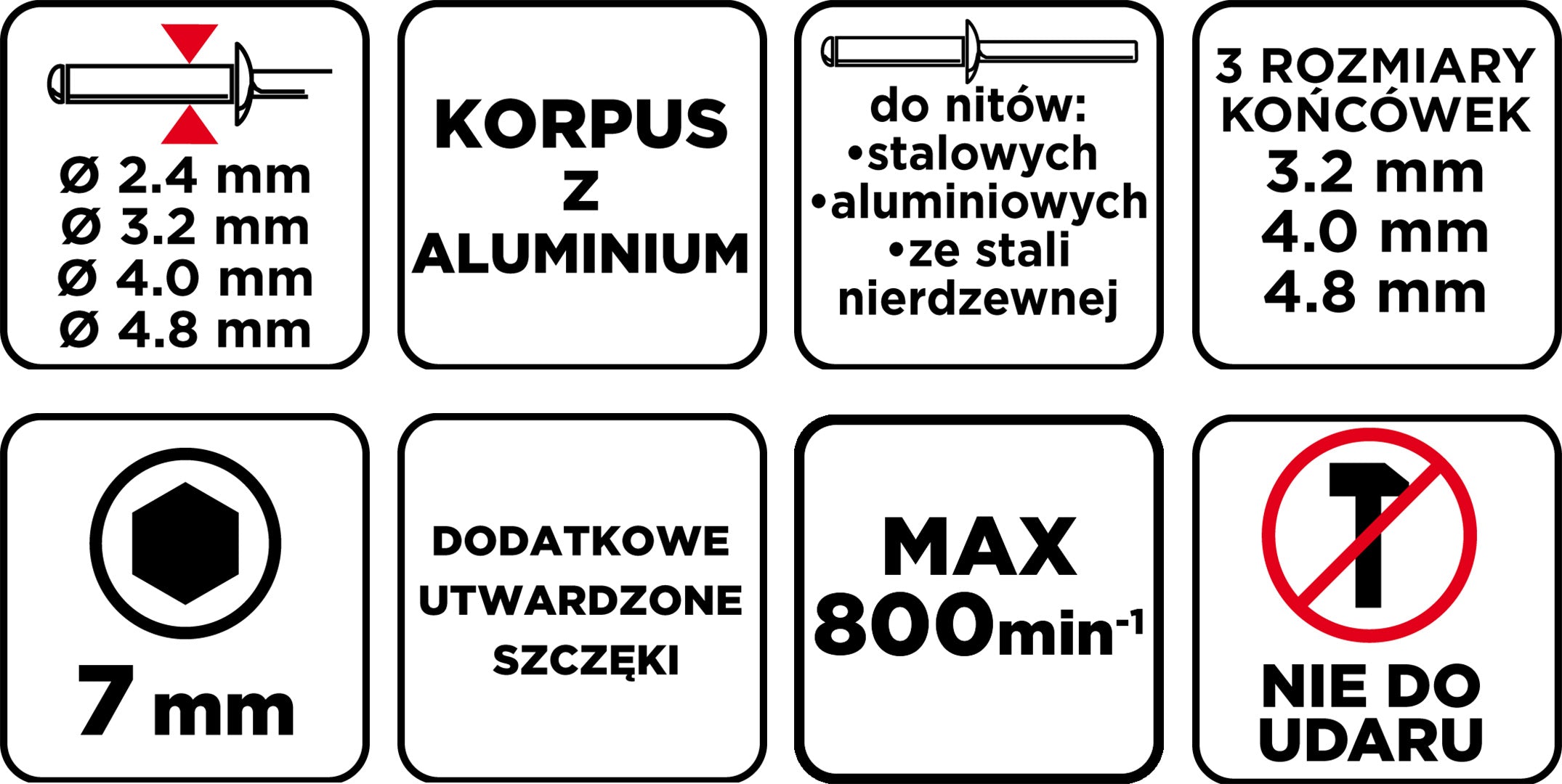 Skrutkovací adaptér na nity od GRAPHITE nájdeš na naravis.sk