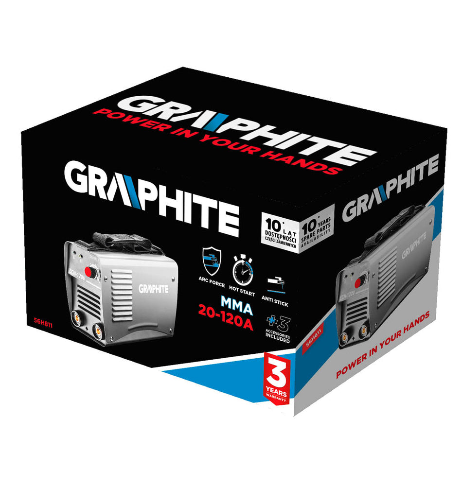 Zváračka inventor IGBT 230V, 120A od GRAPHITE nájdeš na naravis.sk