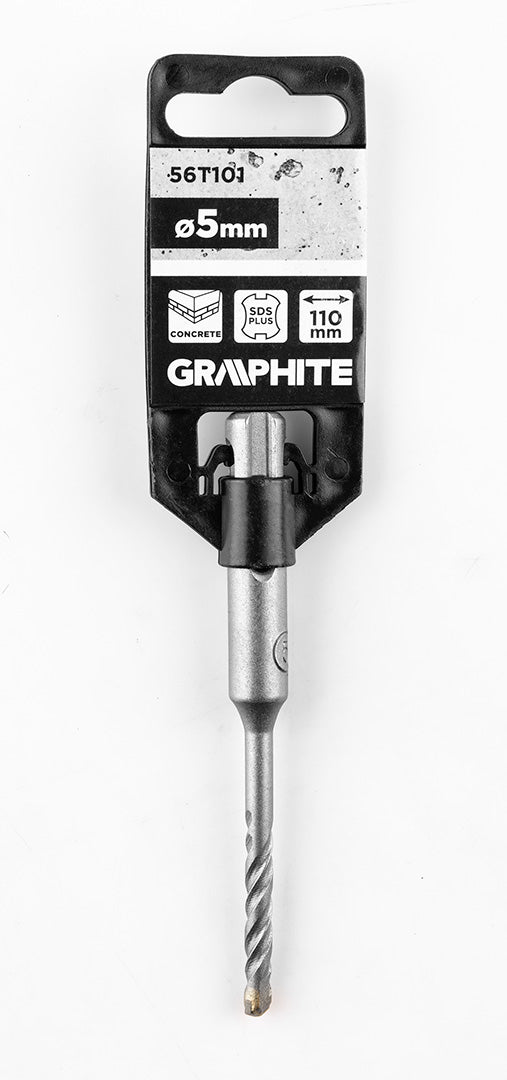 Vrták do betónu SDS Plus s dvojitou špirálou 5 x 110 mm od GRAPHITE nájdeš na naravis.sk