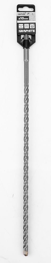 Vrták do betónu SDS Plus s dvojitou špirálou 10 x 410 mm od GRAPHITE nájdeš na naravis.sk