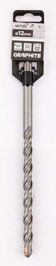 Vrták do betónu SDS Plus s dvojitou špirálou 12 x 210 mm od GRAPHITE nájdeš na naravis.sk