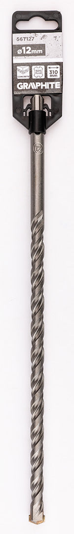 Vrták do betónu SDS Plus s dvojitou špirálou 12 x 310 mm od GRAPHITE nájdeš na naravis.sk