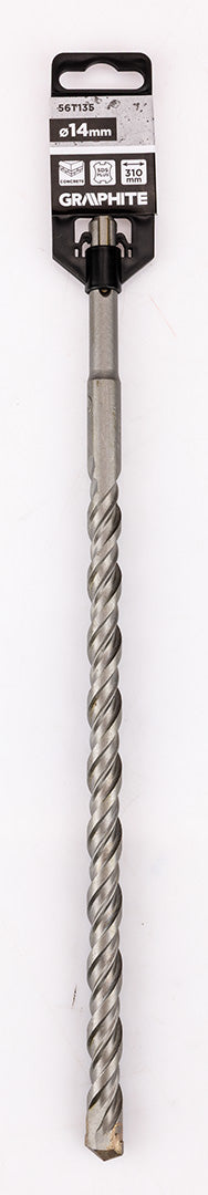 Vrták do betónu SDS Plus s dvojitou špirálou 14 x 310 mm od GRAPHITE nájdeš na naravis.sk