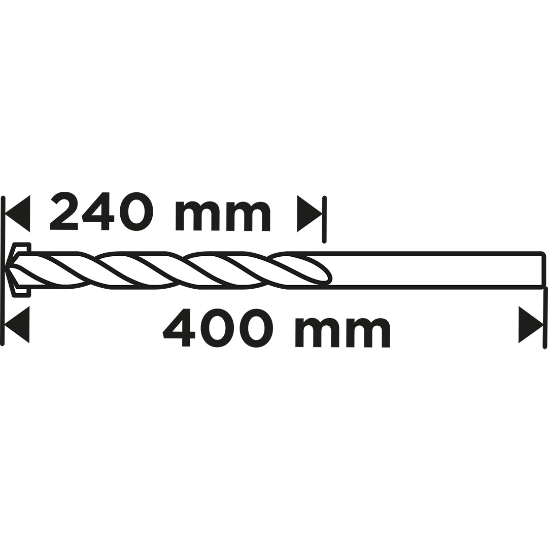 Vrták do betónu 8 x 400 mm od GRAPHITE nájdeš na naravis.sk